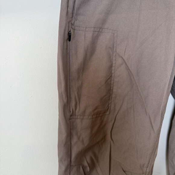 Prana Halle Straight Pant II Women's 10 Moonrock Drawstring Stretch Outdoor - Picture 7 of 16